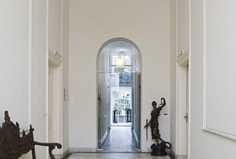 Oude marmeren vloer