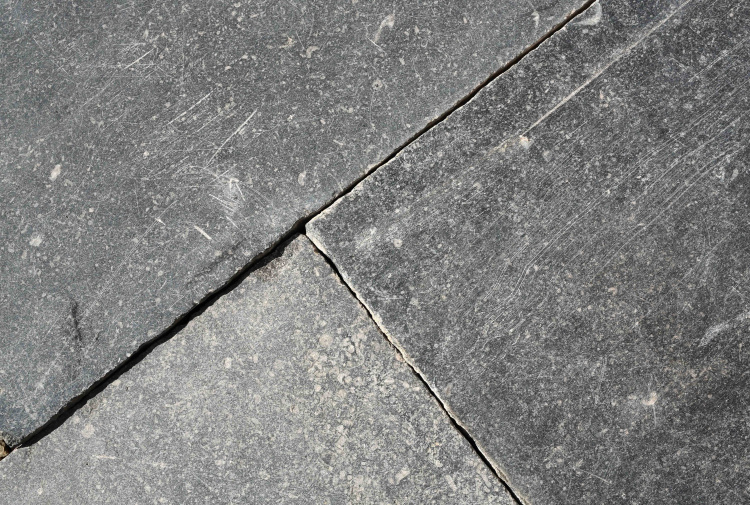 Oude blauwsteen dallen